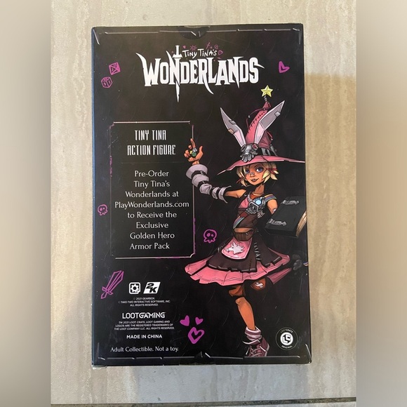 Tiny Tina’s wonderlands loot crate gaming exclusive vinyl figure NEW - Picture 4 of 6